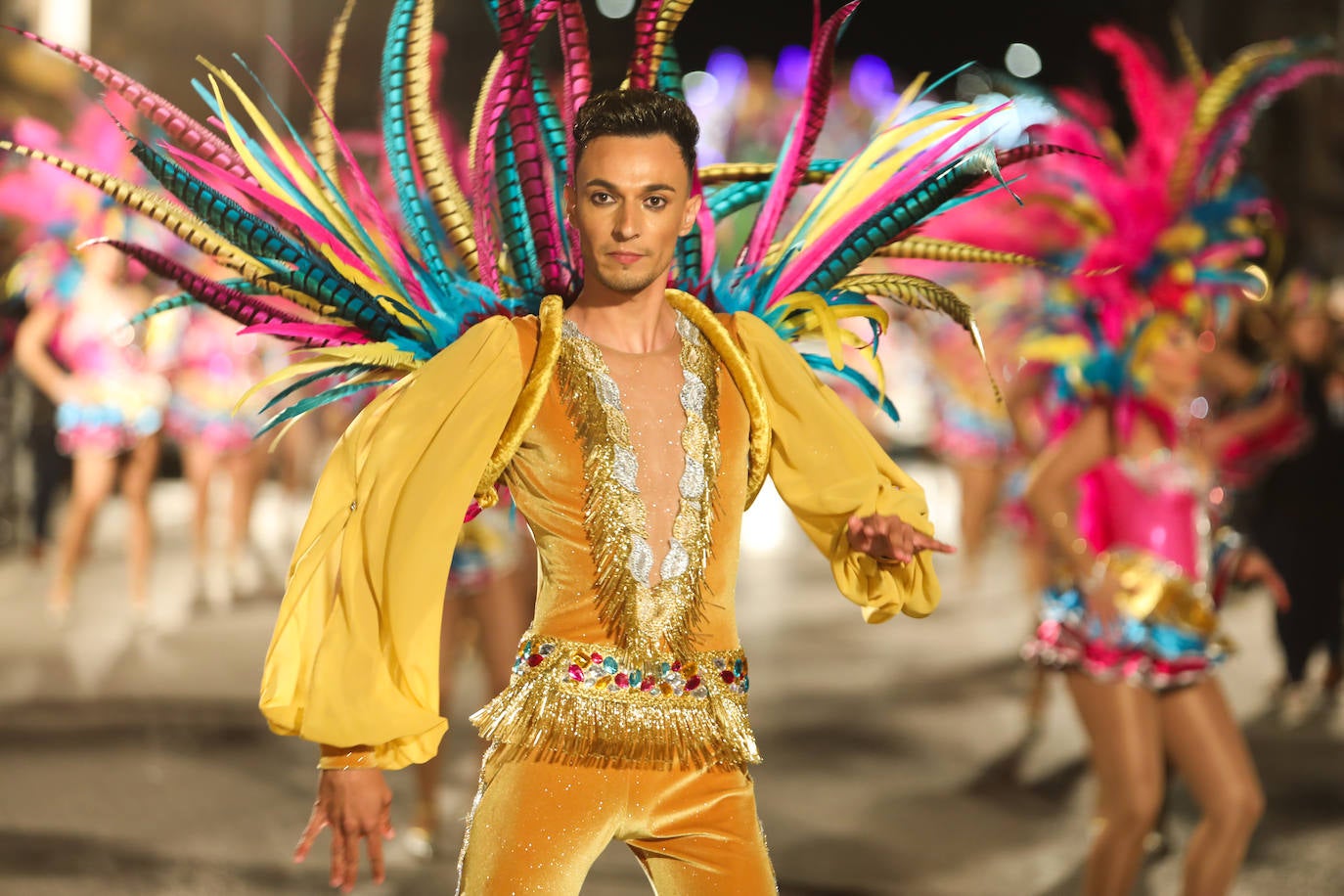 Fotos: Águilas se llena de color en el segunda gran desfile del Carnaval