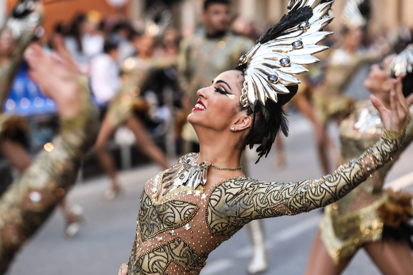 Fotos: Águilas se llena de color en el segunda gran desfile del Carnaval
