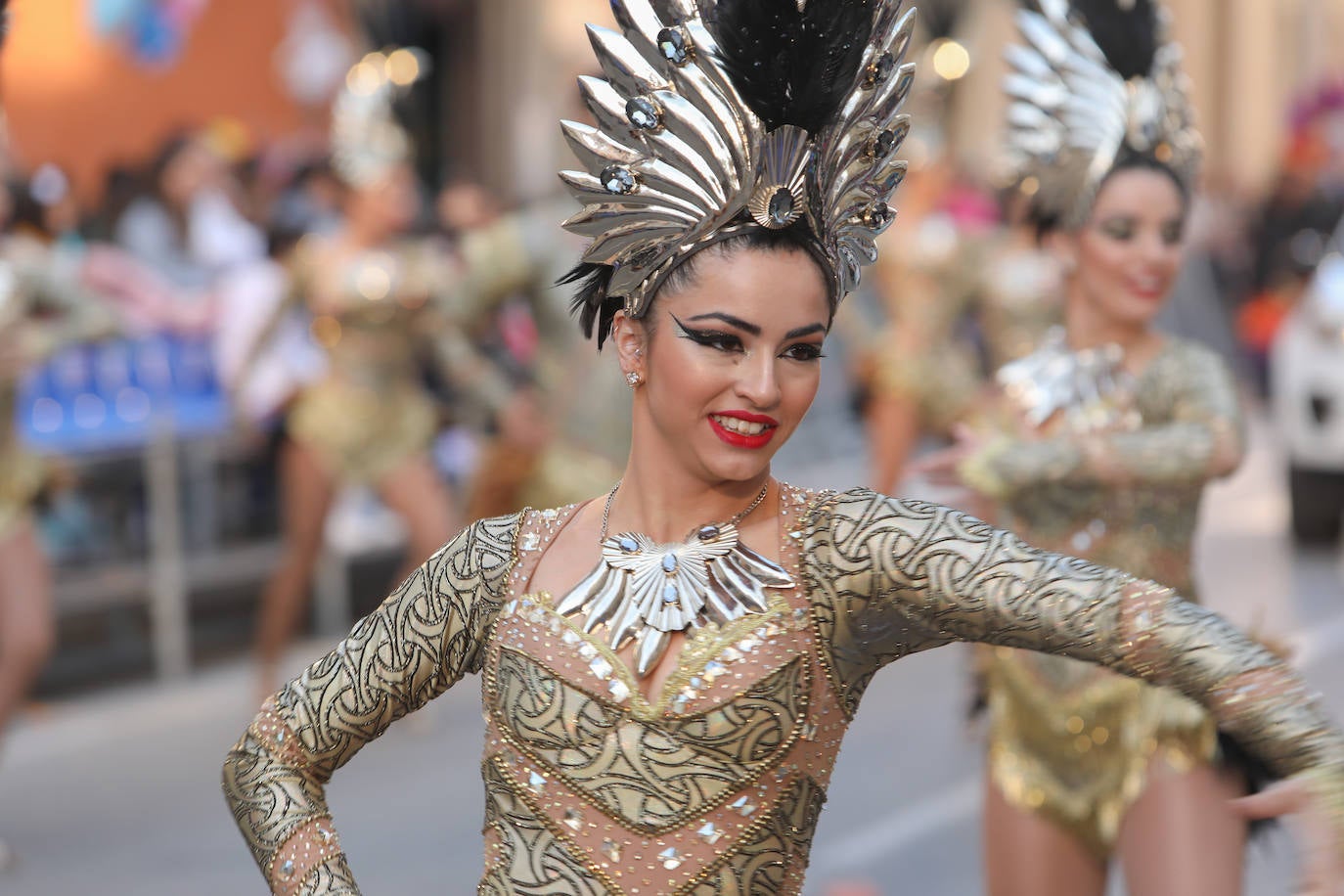 Fotos: Águilas se llena de color en el segunda gran desfile del Carnaval