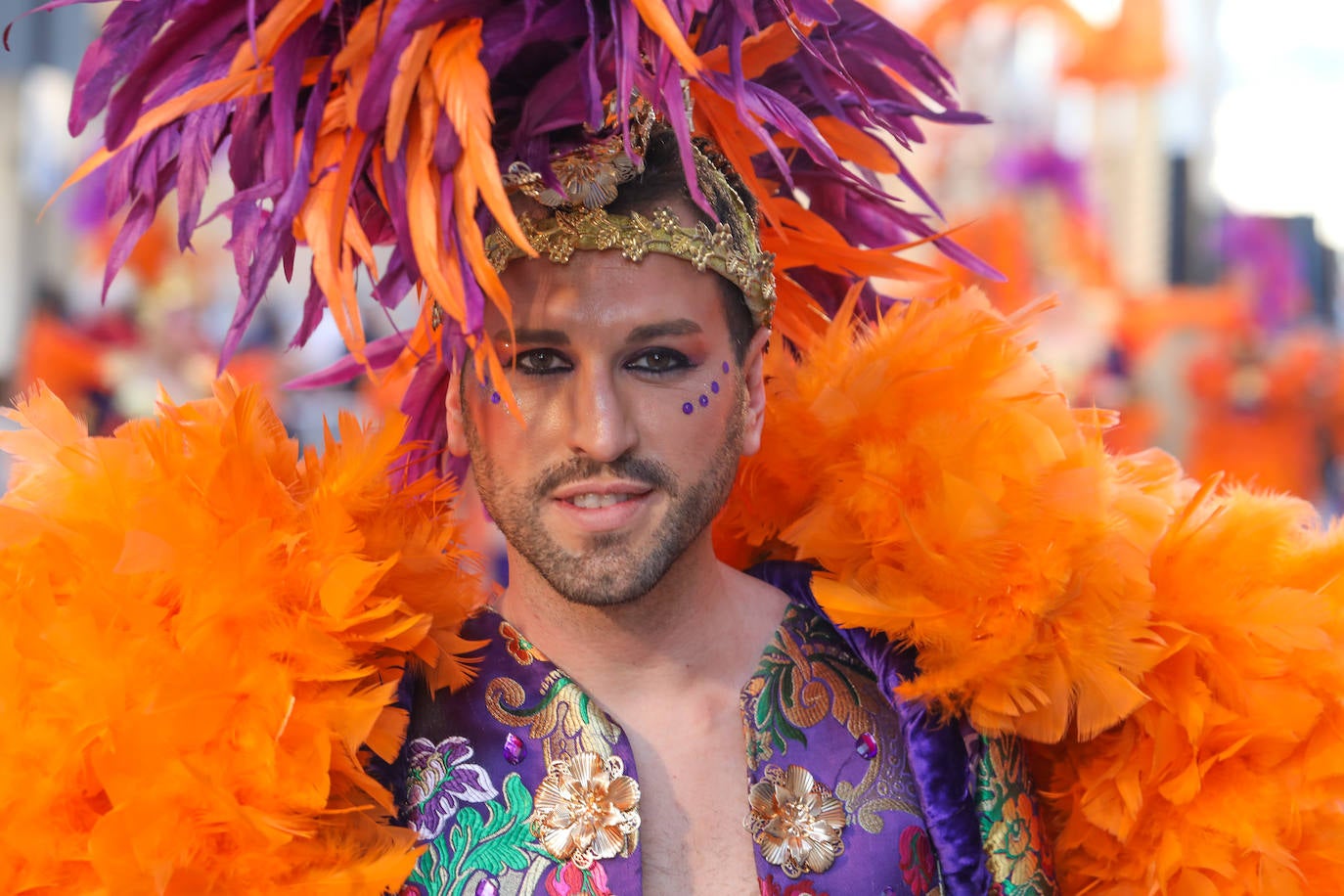 Fotos: Águilas se llena de color en el segunda gran desfile del Carnaval