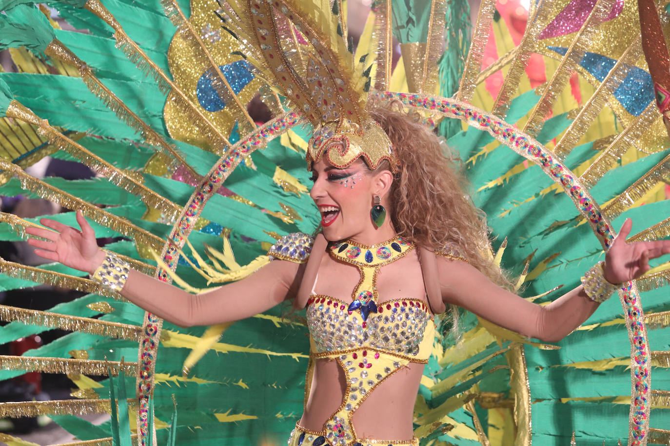 Fotos: Águilas se llena de color en el segunda gran desfile del Carnaval