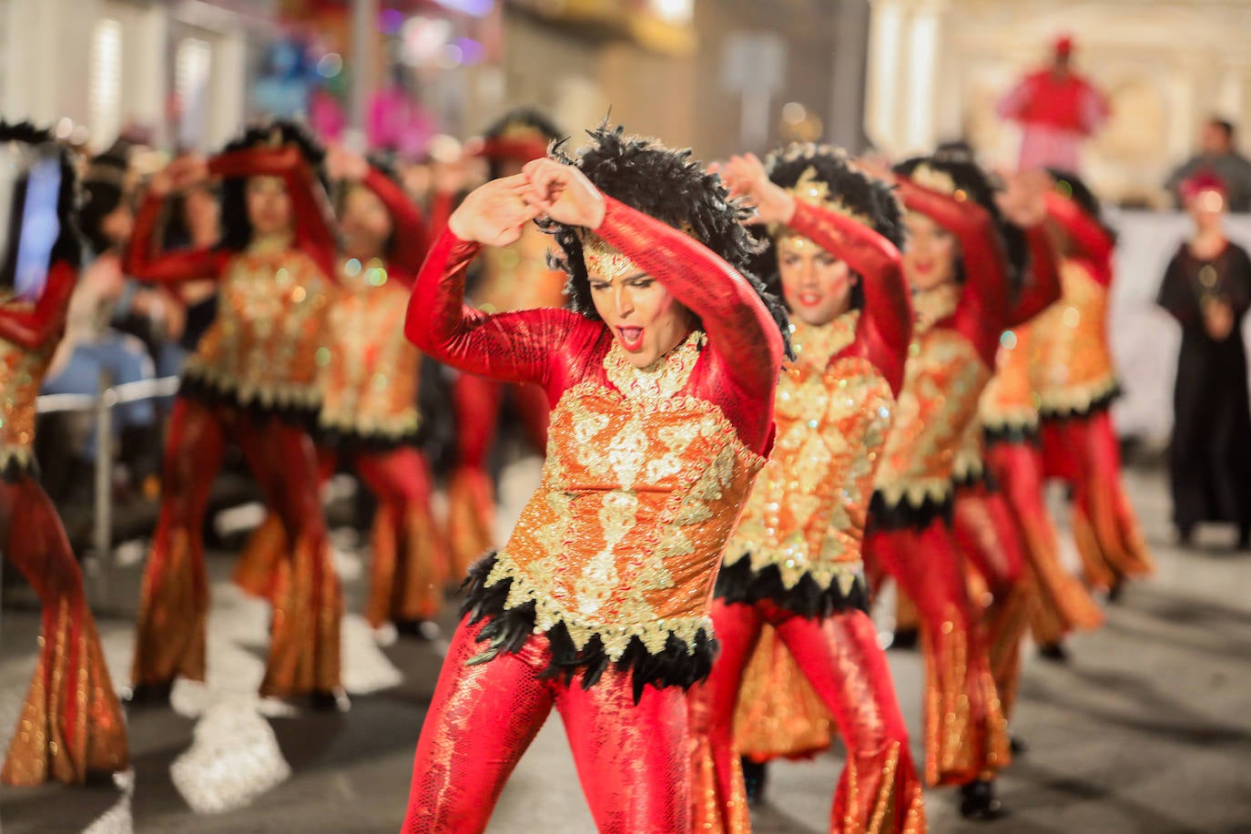 Fotos: Águilas se llena de color en el segunda gran desfile del Carnaval