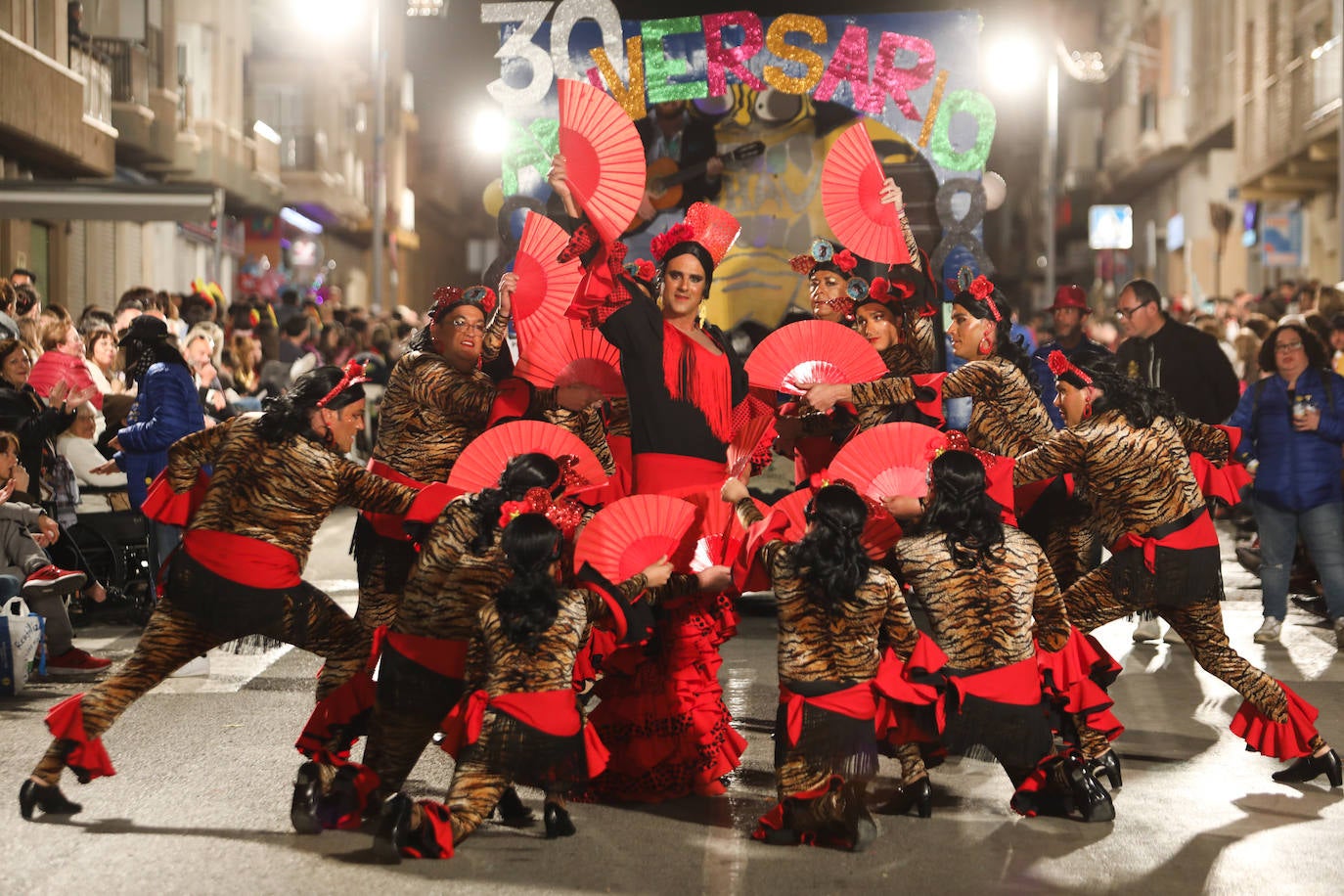 Fotos: Águilas se llena de color en el segunda gran desfile del Carnaval
