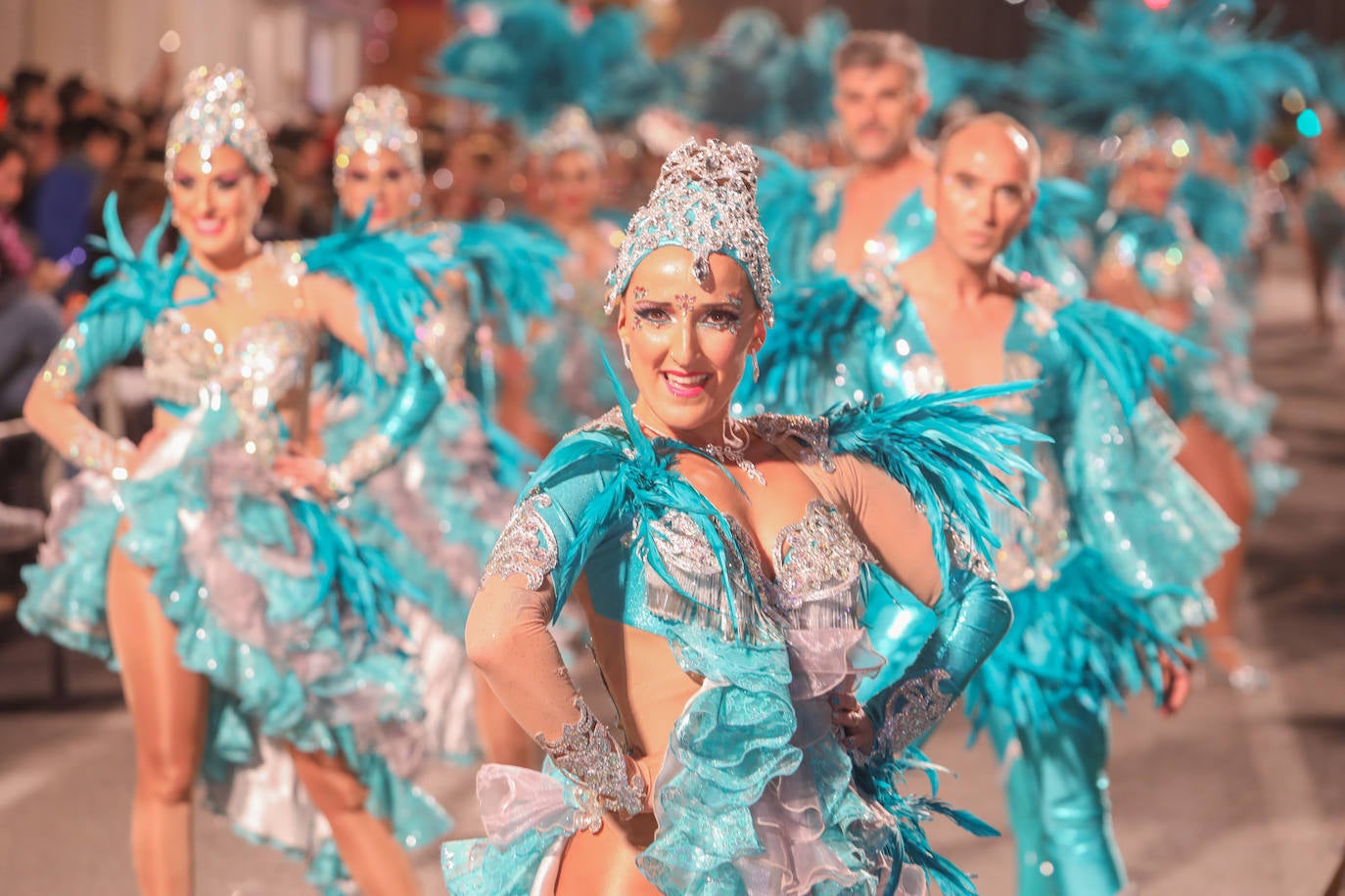 Fotos: Águilas se llena de color en el segunda gran desfile del Carnaval