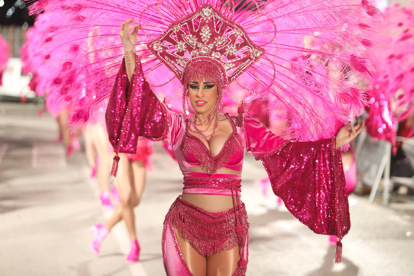 Fotos: Águilas se llena de color en el segunda gran desfile del Carnaval