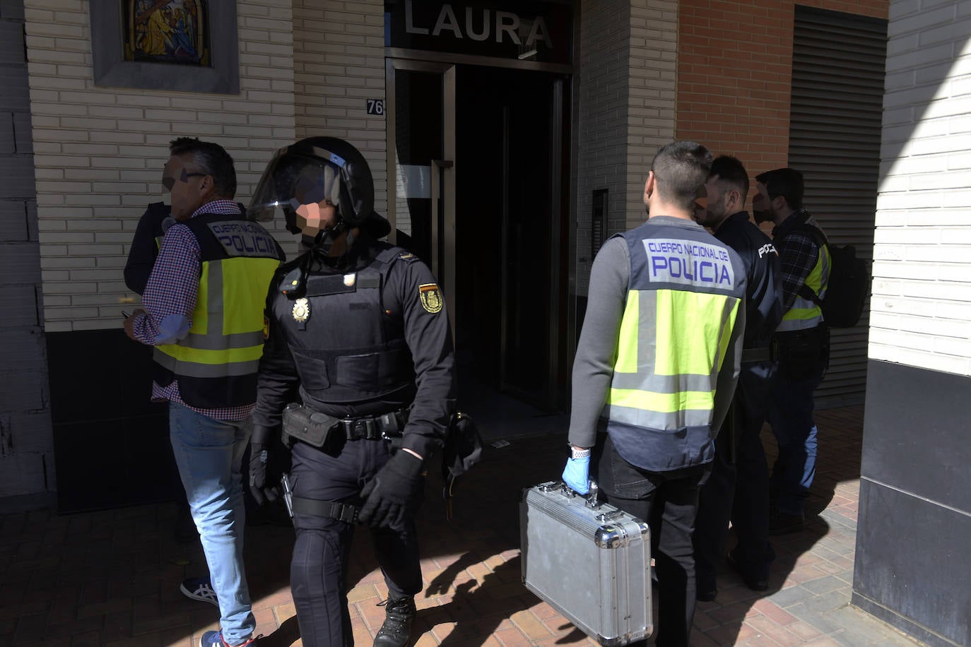 Fotos: Golpe de la Policía Nacional al cultivo de marihuana en La Alberca