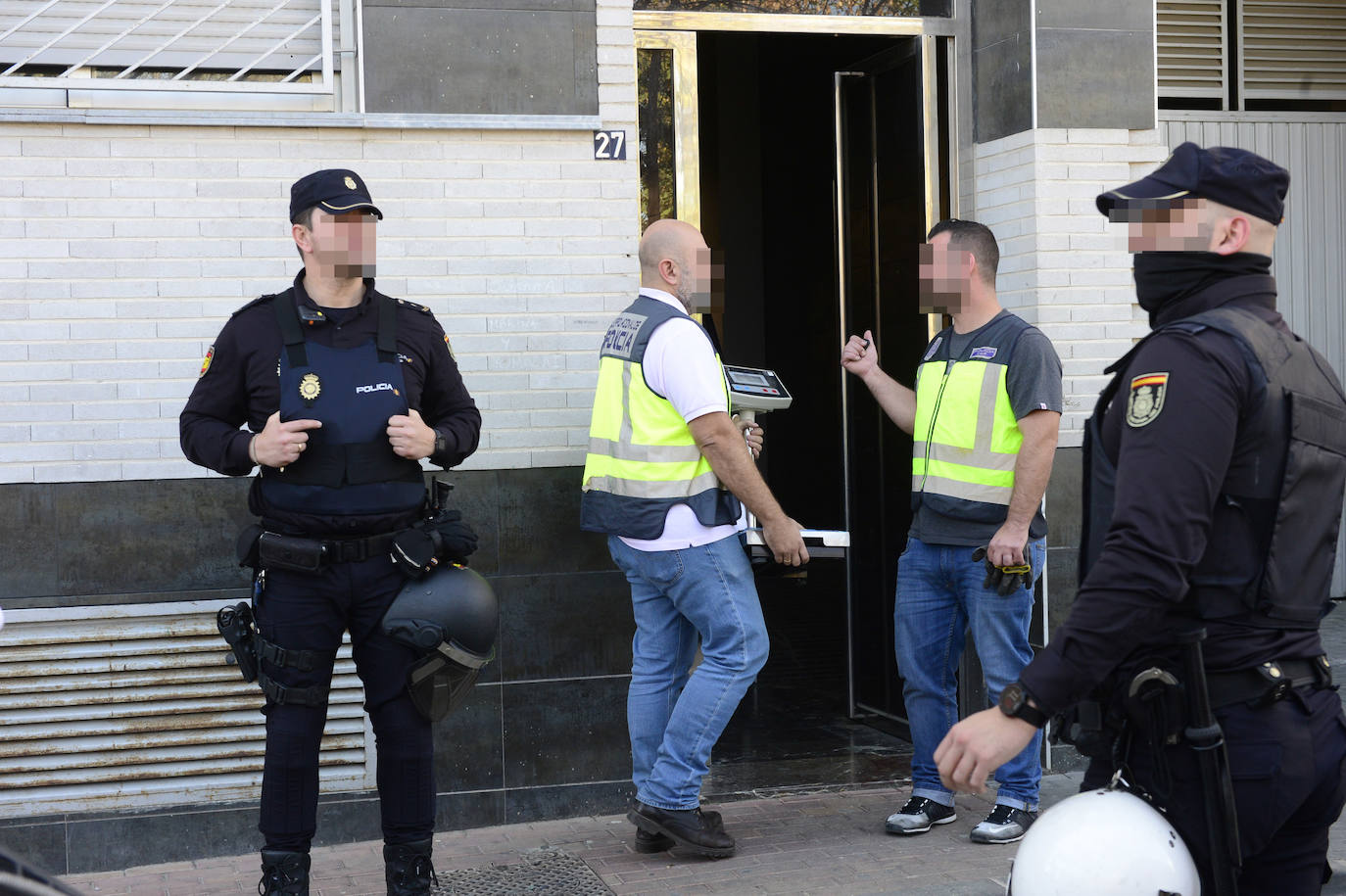 Fotos: Golpe de la Policía Nacional al cultivo de marihuana en La Alberca