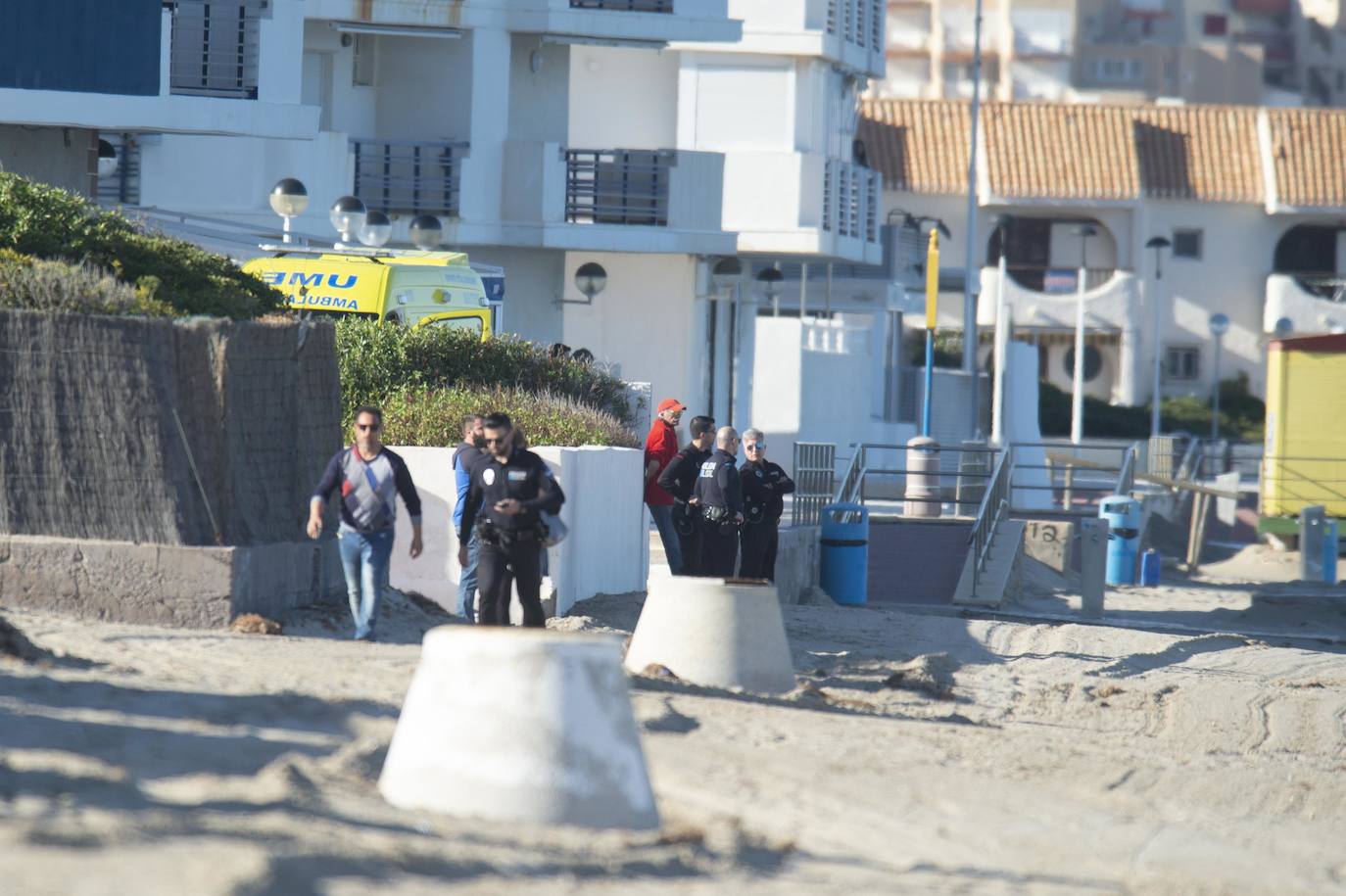 Fotos: Nuevo accidente de un piloto de la AGA en la costa de la Región de Murcia