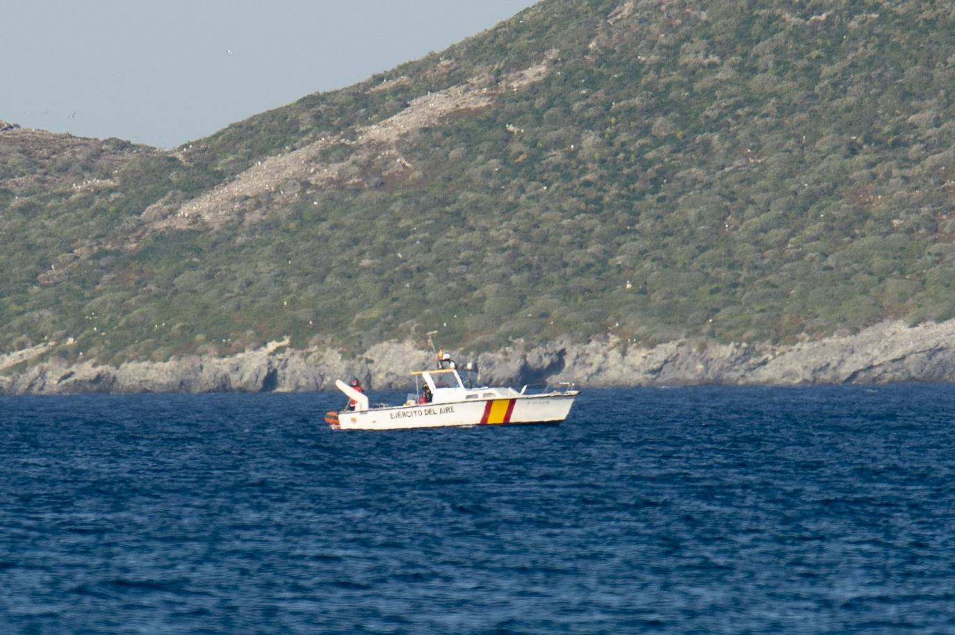Fotos: Nuevo accidente de un piloto de la AGA en la costa de la Región de Murcia