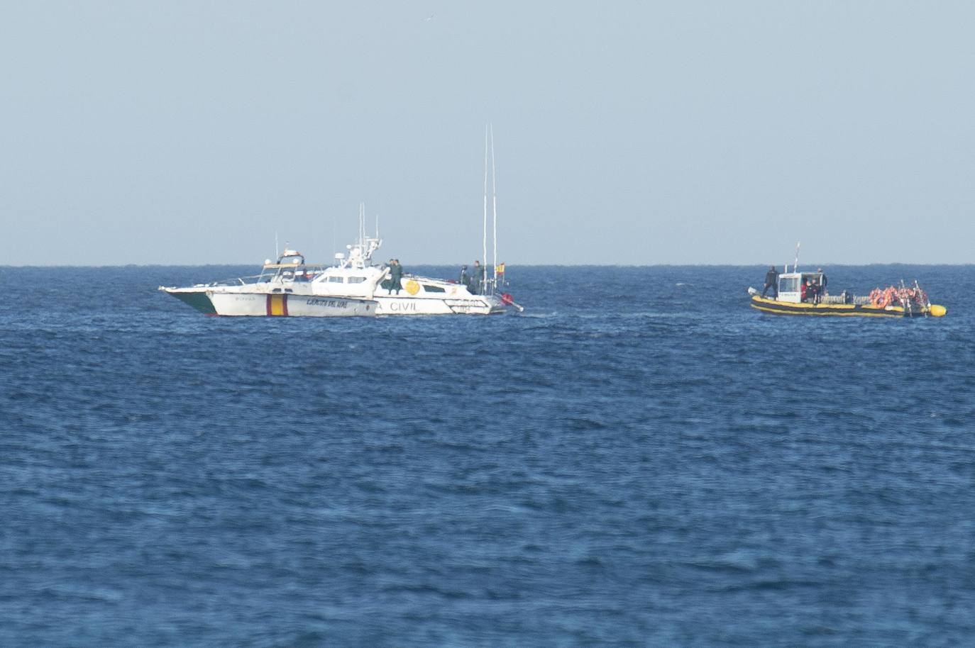 Fotos: Nuevo accidente de un piloto de la AGA en la costa de la Región de Murcia