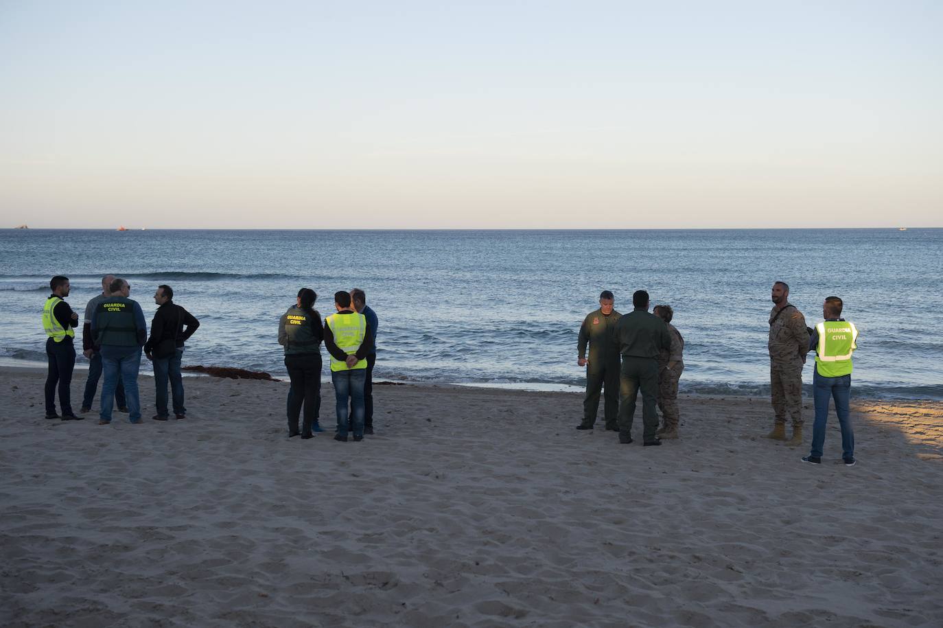 Fotos: Nuevo accidente de un piloto de la AGA en la costa de la Región de Murcia