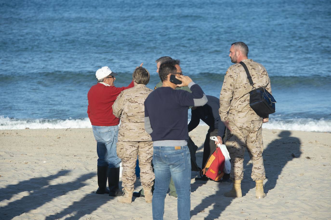 Fotos: Nuevo accidente de un piloto de la AGA en la costa de la Región de Murcia