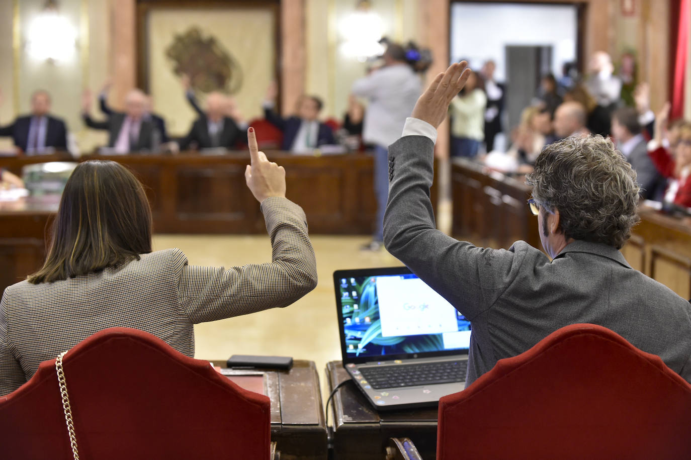 Fotos: Sesión del Pleno de Murcia