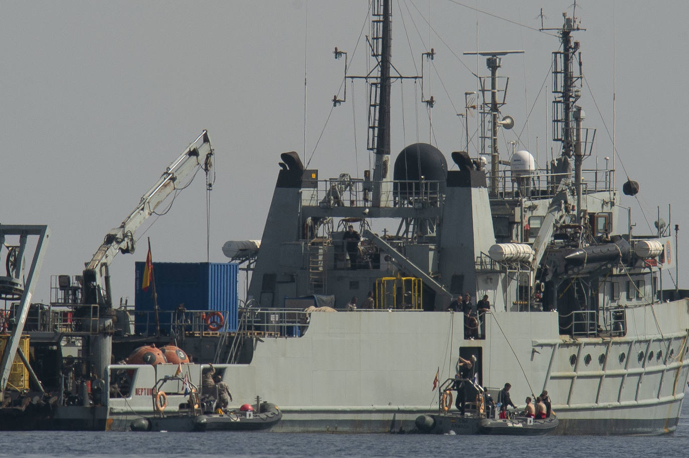 Fotos: Encuentran los restos del piloto de la AGA fallecido tras caer al mar frente a La Manga