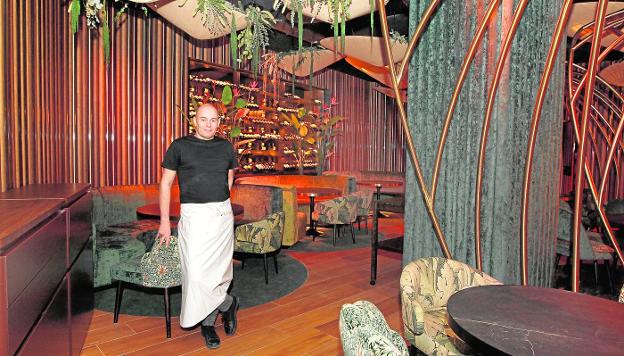 Nazario Cano, en lasinstalaciones de Odiseo, nuevo casino de Murcia.