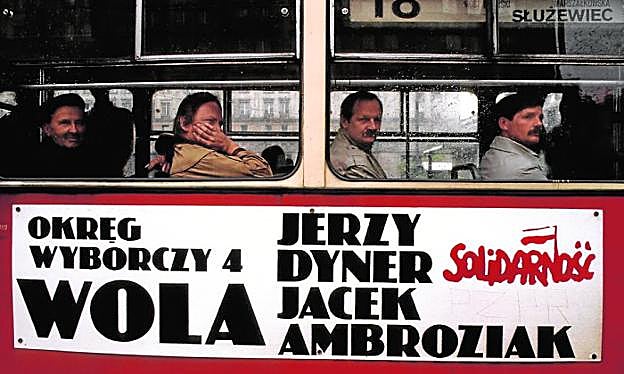 Fotografía de Chris Niedenthal en Polonia en 1989.