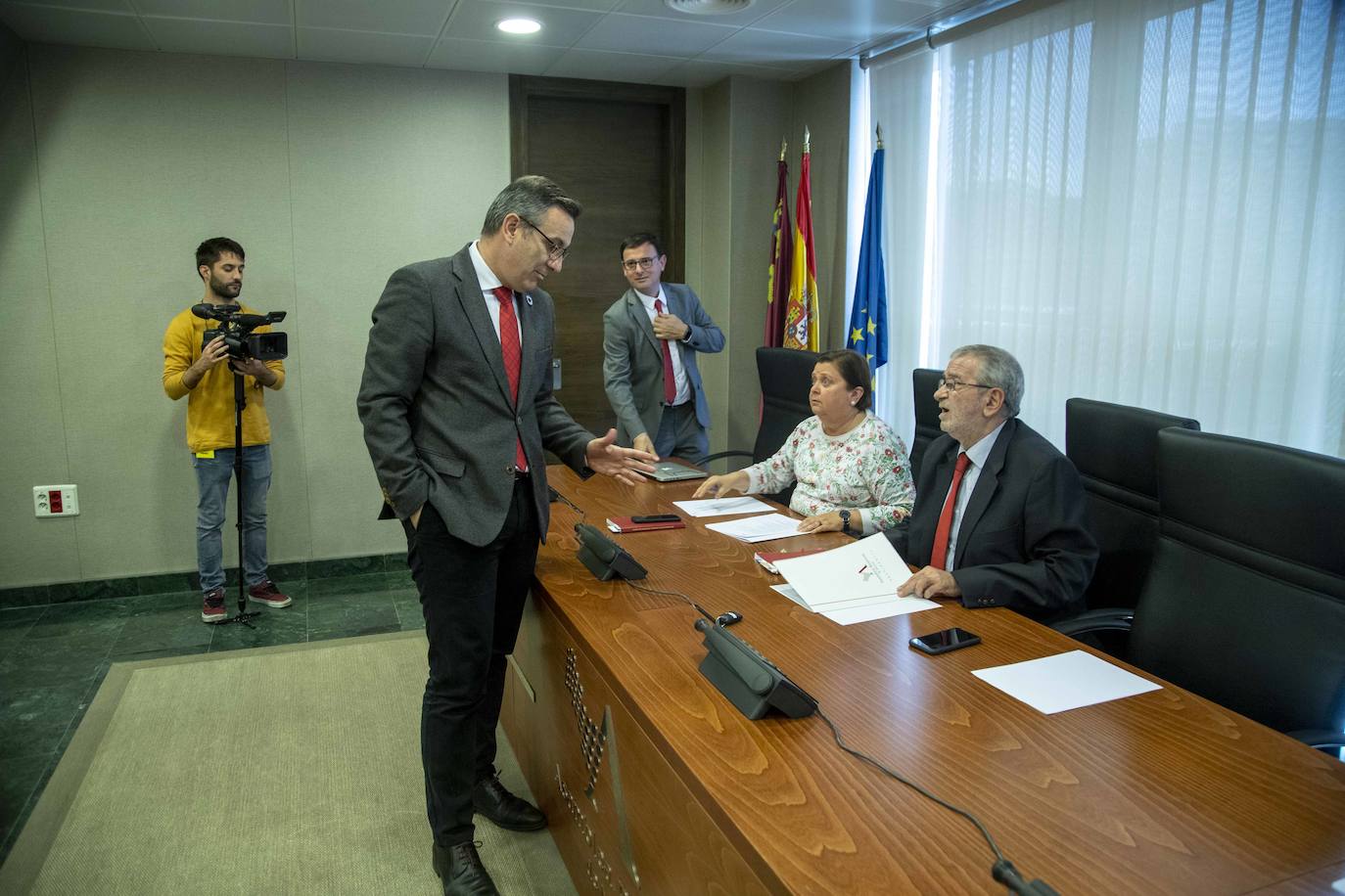 Fotos: Imágenes de la Junta de Portavoces de la Asamblea regional de este jueves