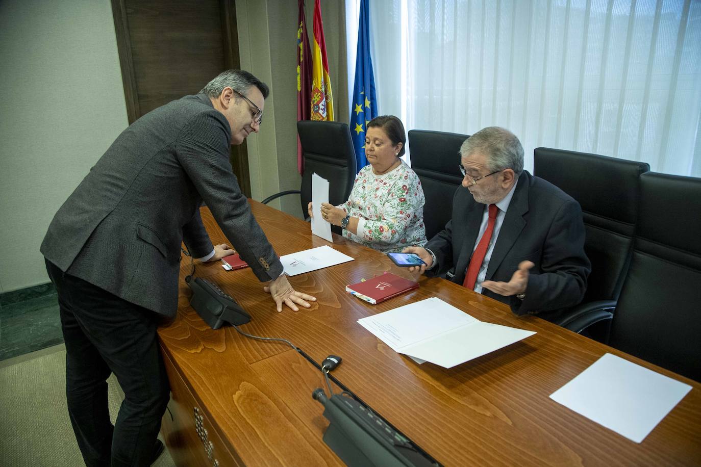 Fotos: Imágenes de la Junta de Portavoces de la Asamblea regional de este jueves