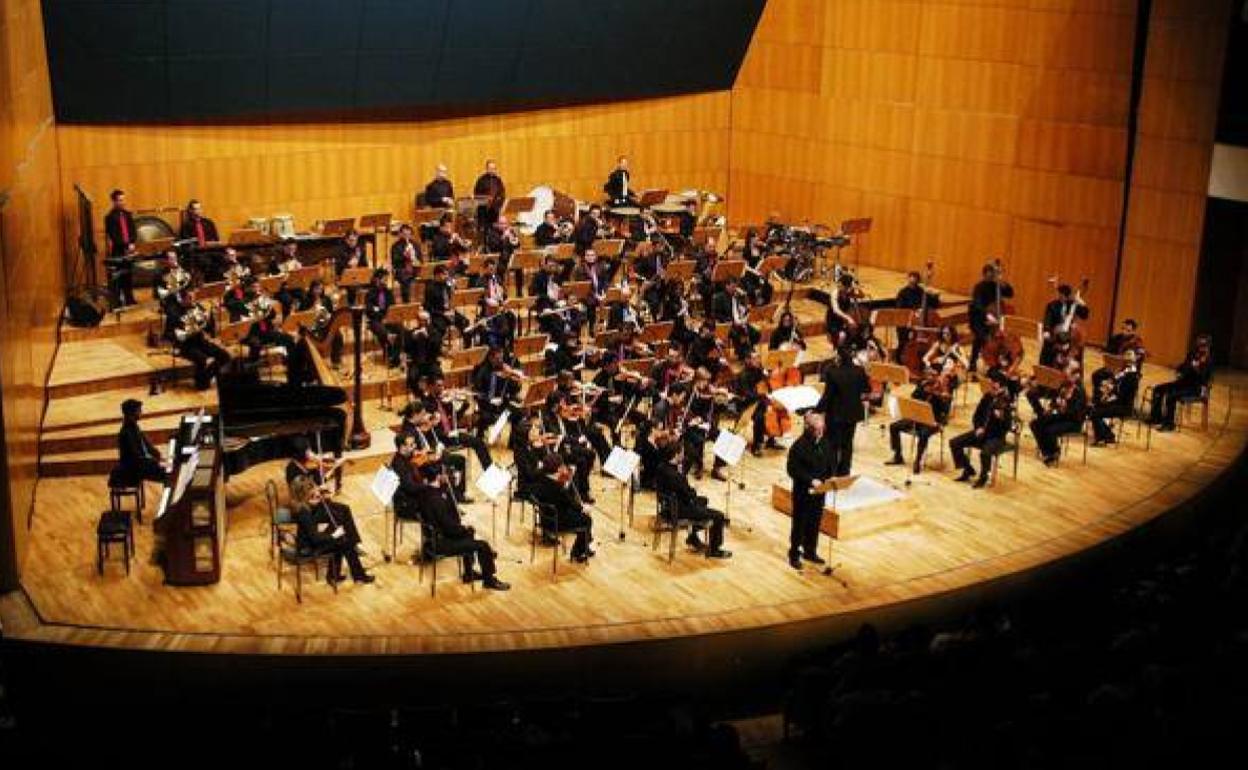 Un concierto en el Víctor Villegas, en una imagen de archivo.