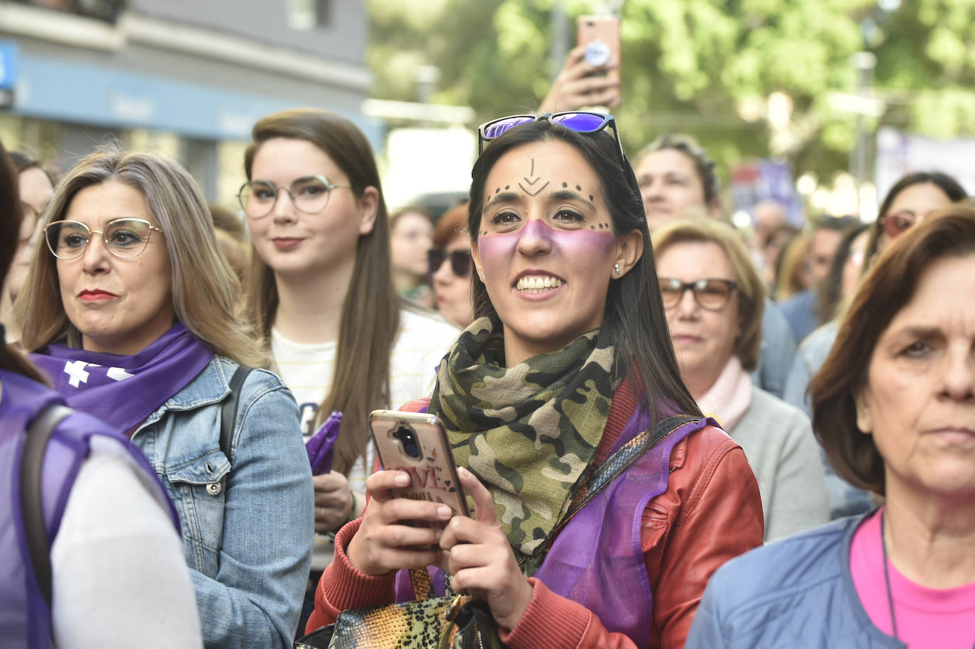 La manifestación transcurrió en un ambiente sano, alegre y reivindicativo.