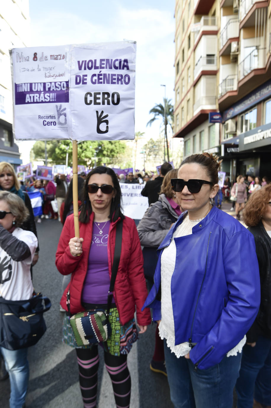 La manifestación transcurrió en un ambiente sano, alegre y reivindicativo.