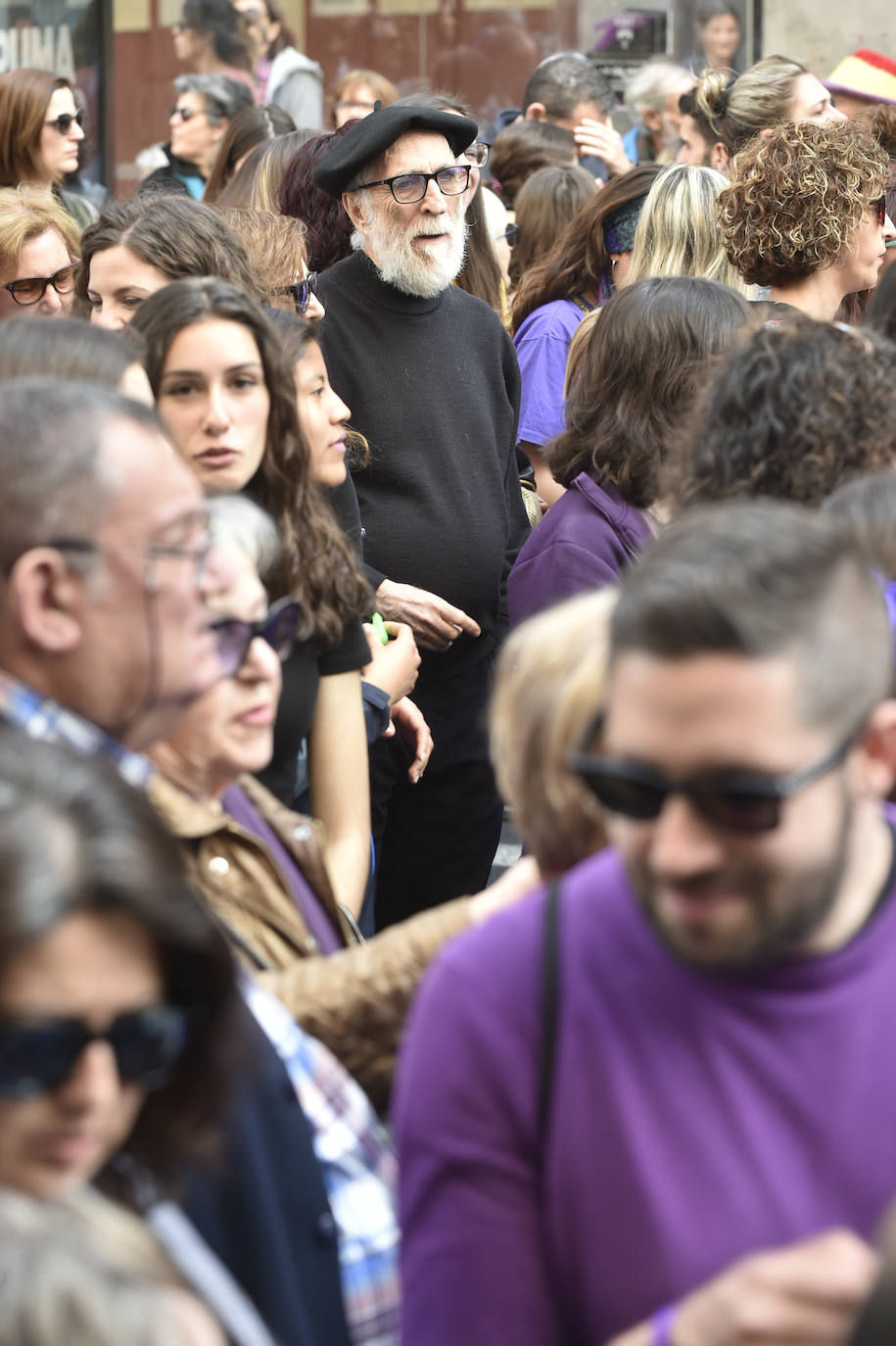 La manifestación transcurrió en un ambiente sano, alegre y reivindicativo.