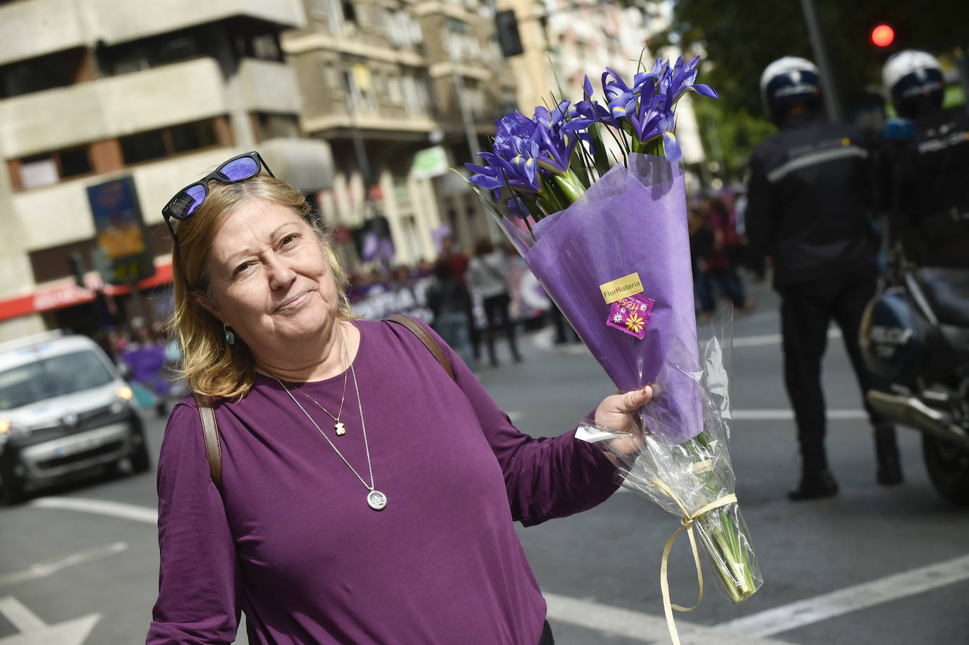 La manifestación transcurrió en un ambiente sano, alegre y reivindicativo.