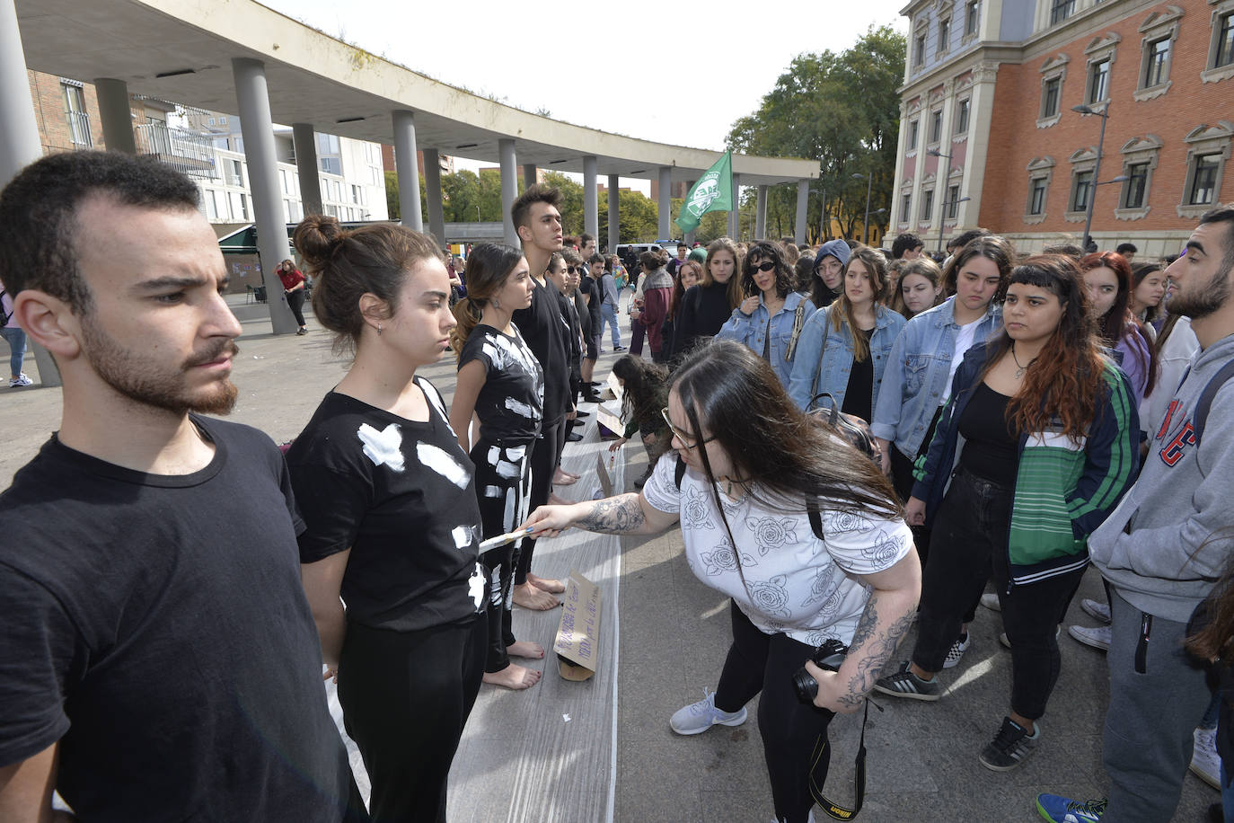 Fotos: Tensión y denuncias cruzadas en la concentración del Frente Estudiantil