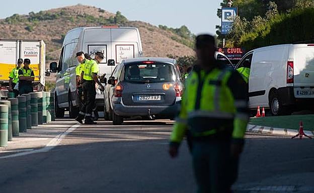 Imagen de archivo de un control de tráfico.