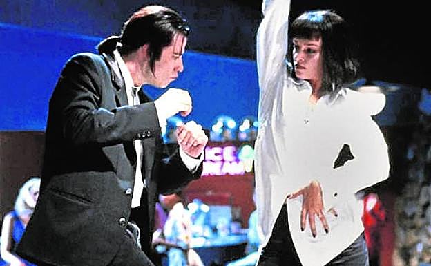 John Travolta y Uma Thurman en 'Pulp Fiction', de Quentin Tarantino. 