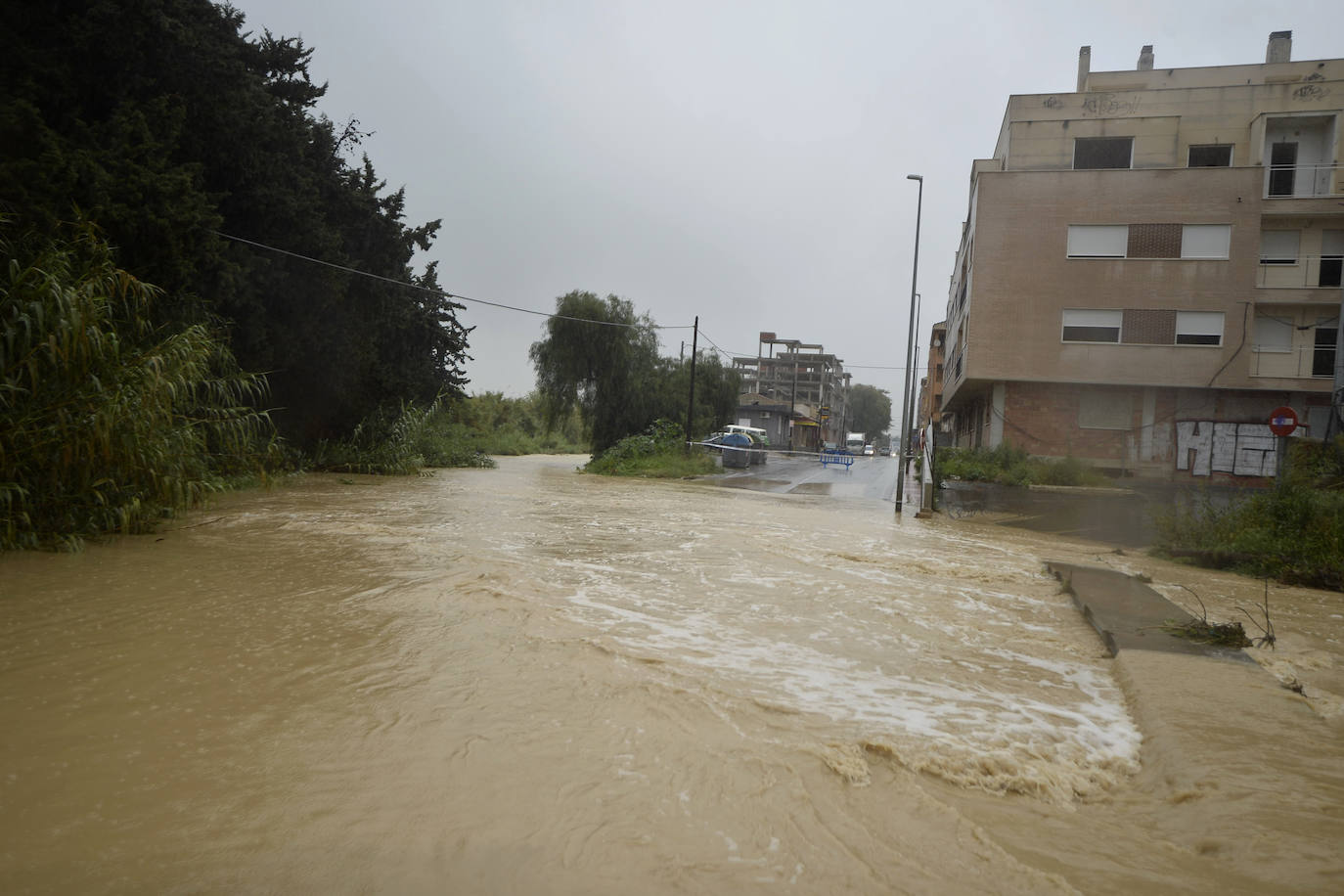 Efectos del temporal en Beniaján y Torreagüera.