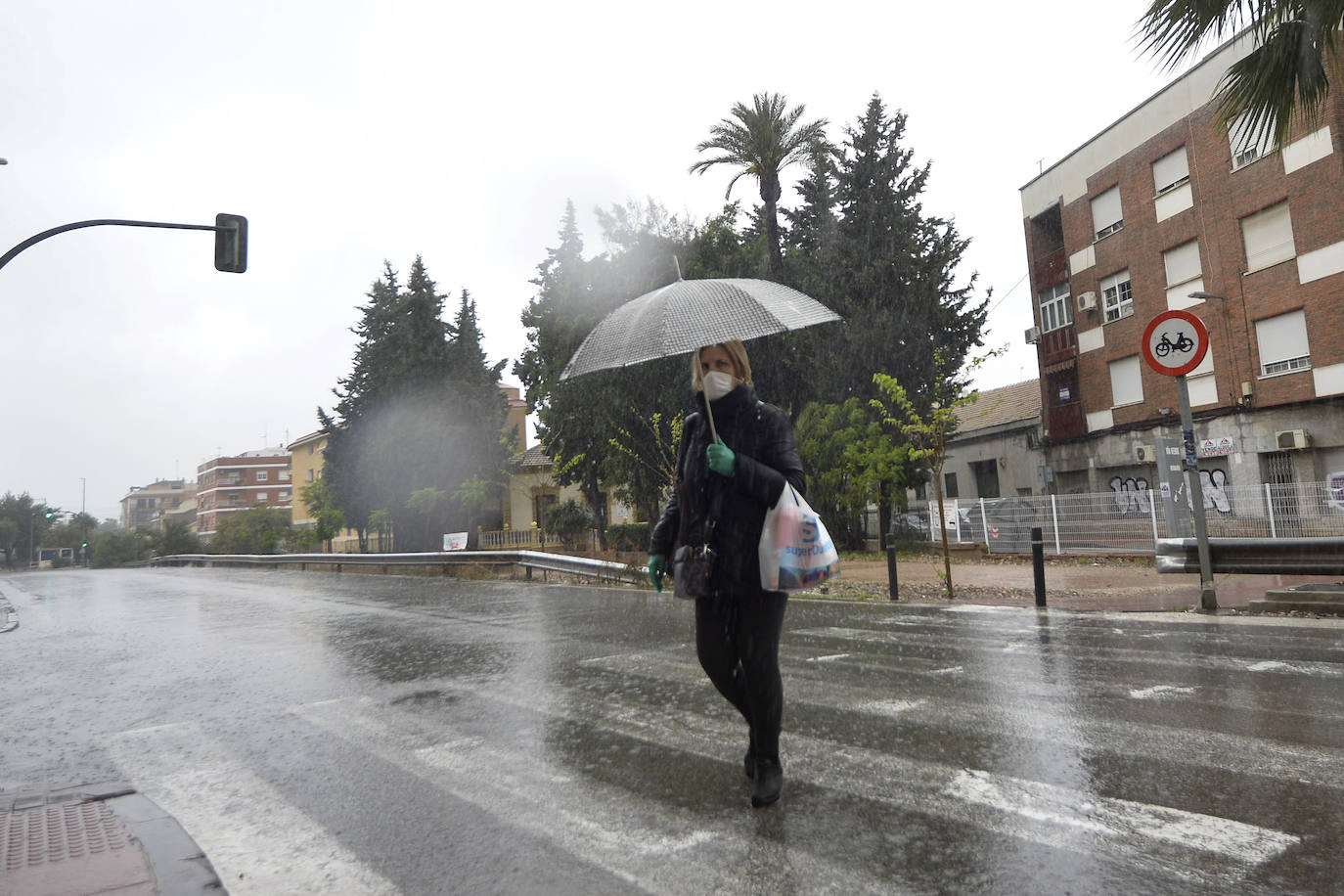 Efectos del temporal en Beniaján y Torreagüera.