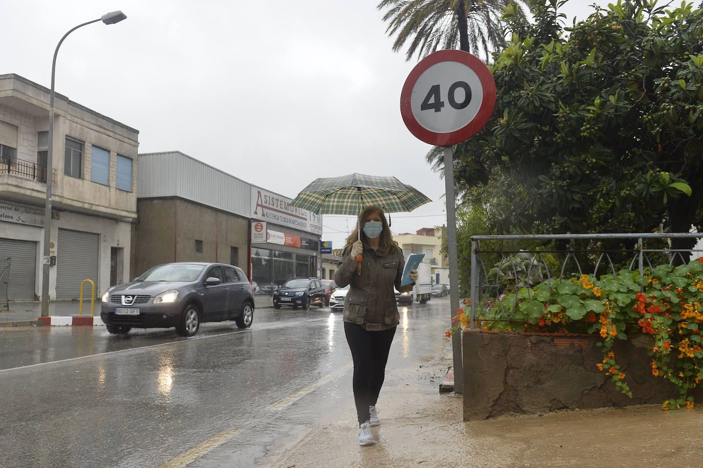 Efectos del temporal en Beniaján y Torreagüera.