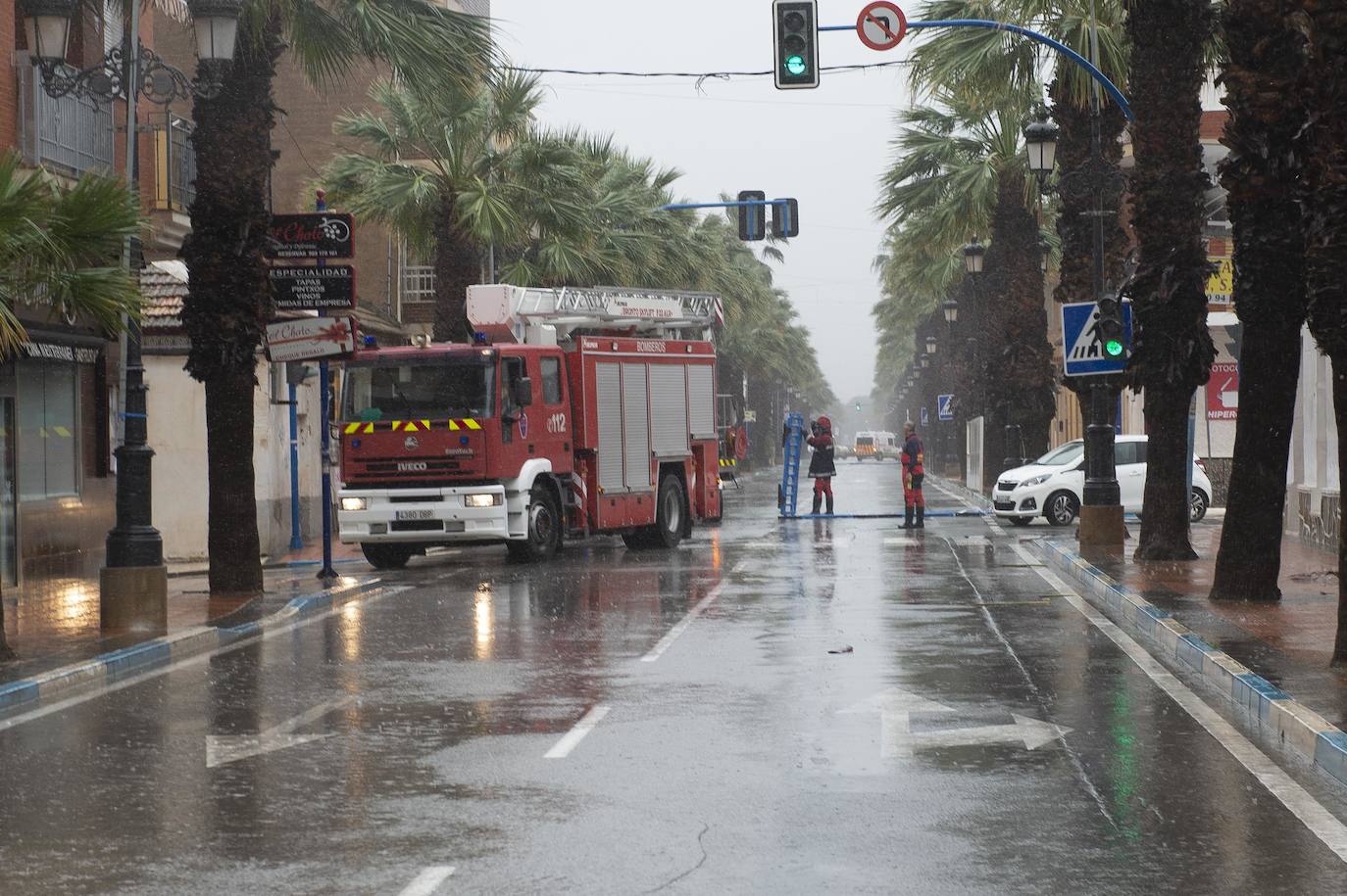 Fotos: Las lluvias vuelven a anegar Los Alcázares