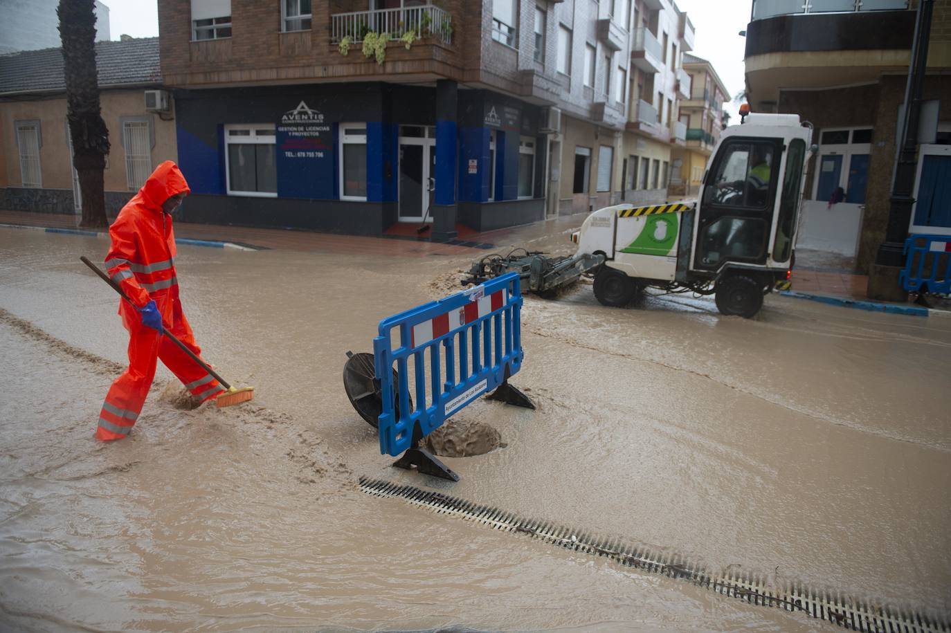 Fotos: Las lluvias vuelven a anegar Los Alcázares