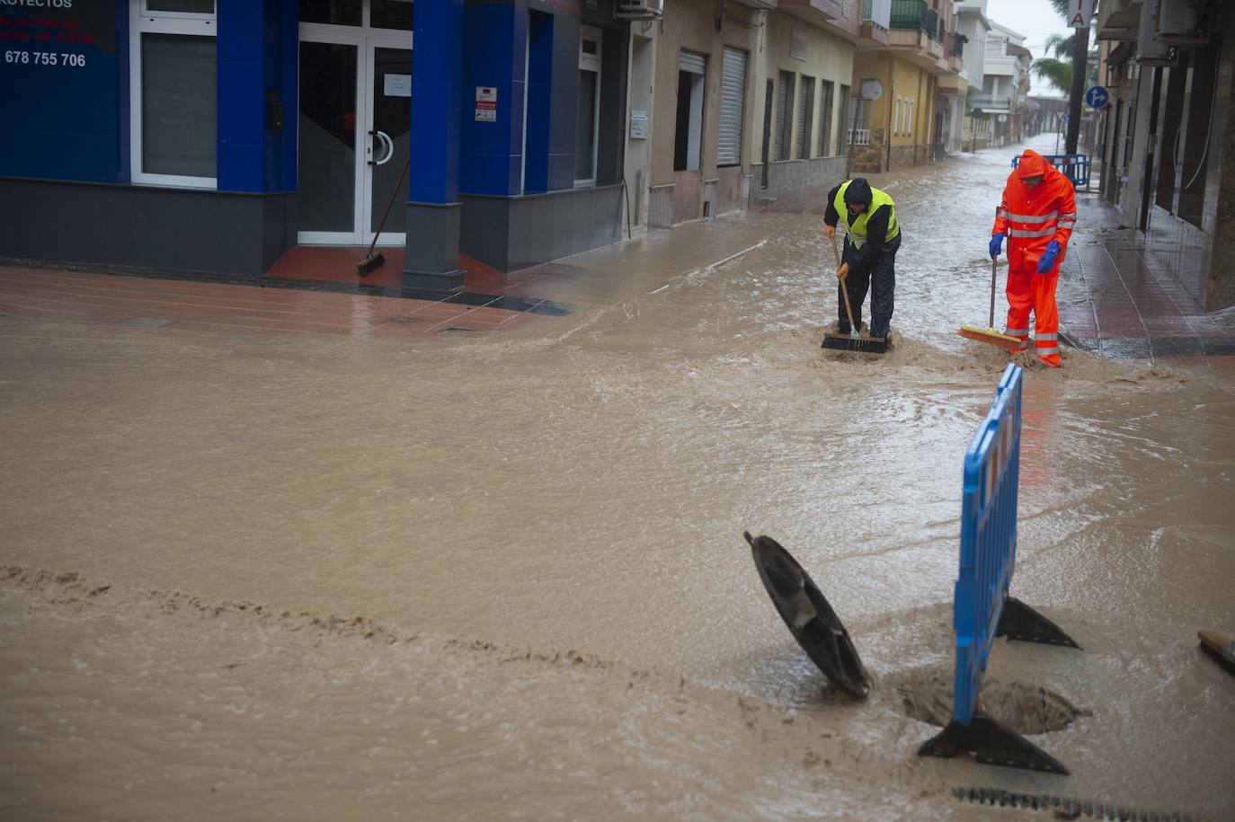 Fotos: Las lluvias vuelven a anegar Los Alcázares