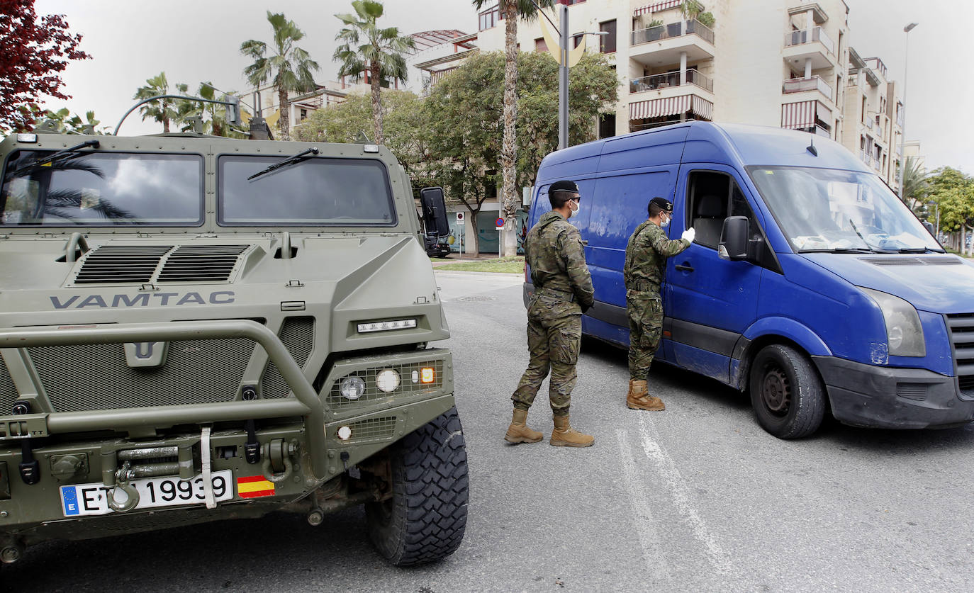 Fotos: Las Fuerzas Armadas se despliegan en Murcia