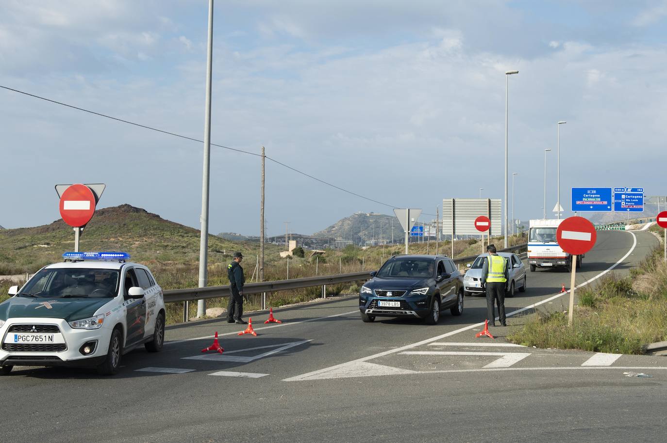 Fotos: Cartagena se queda parada y vacía
