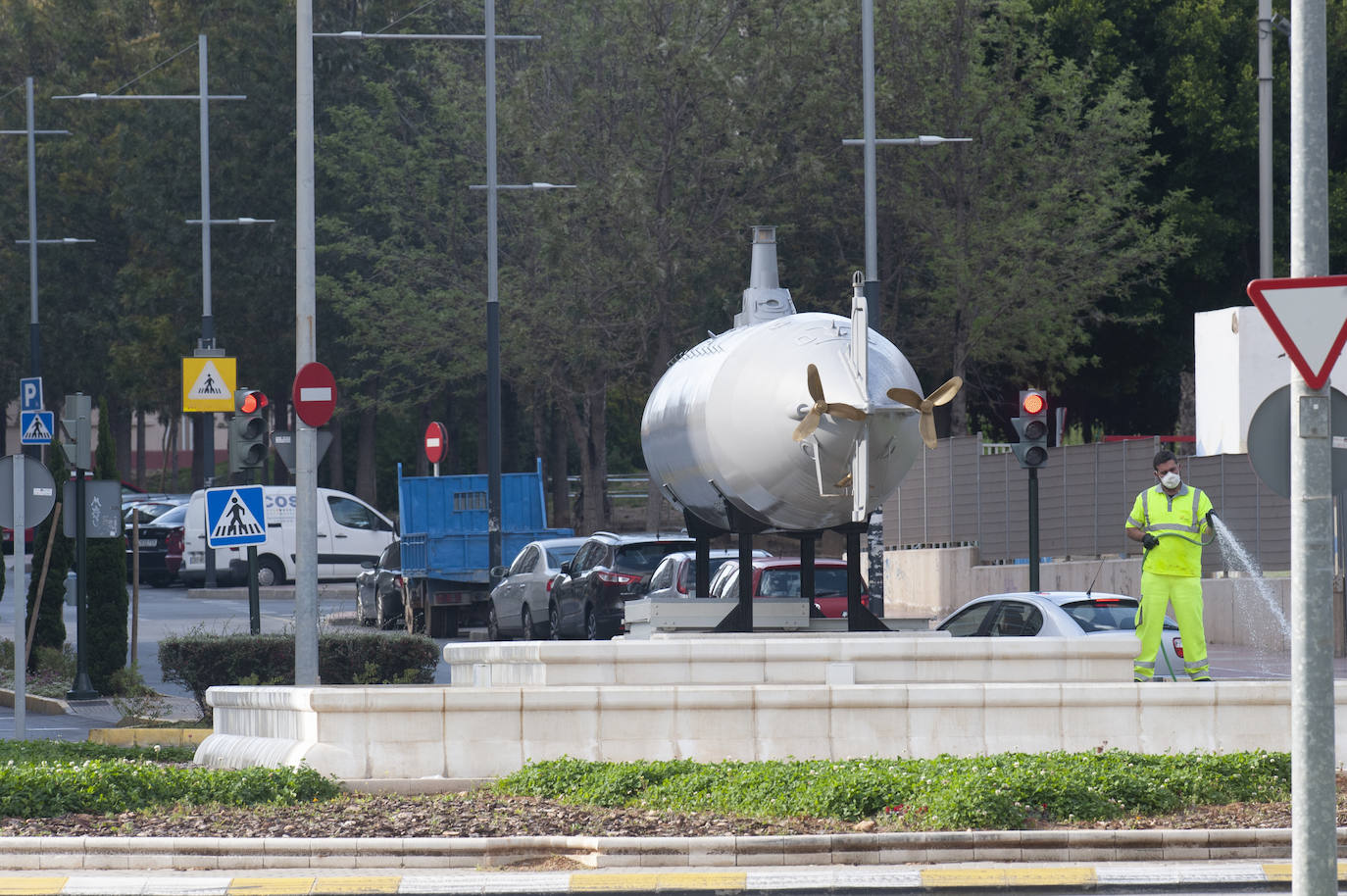 Fotos: Cartagena se queda parada y vacía