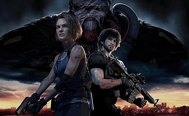 Personajes protagonistas de 'Resident Evil 3'.