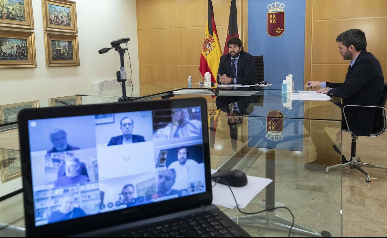 Imagen de la reunión.