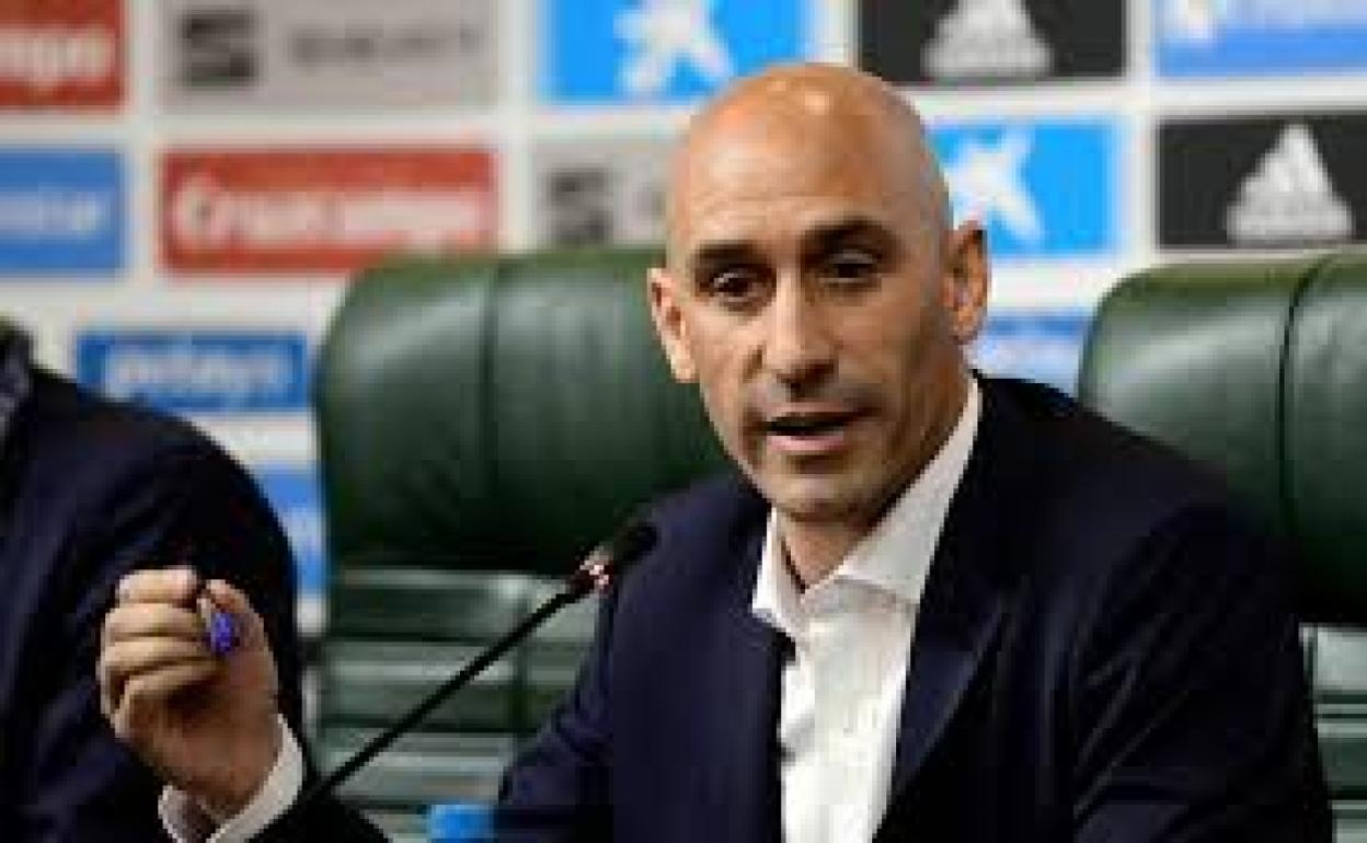 El presidente de la FEF, Luis Rubiales. 