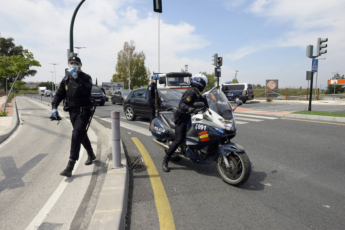 Fotos: Blindaje en las ciudades para evitar los viajes a las residencias de la costa