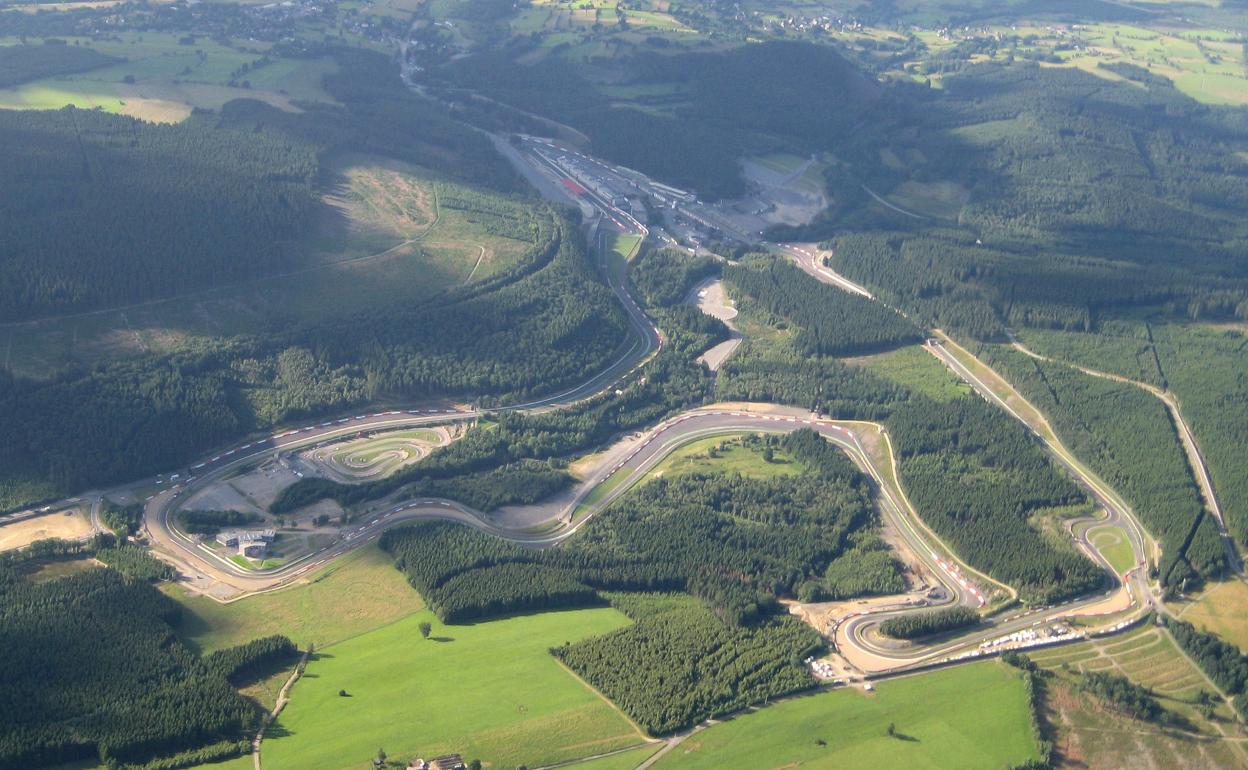 Circuito belga de Spa-Francorchamps. 