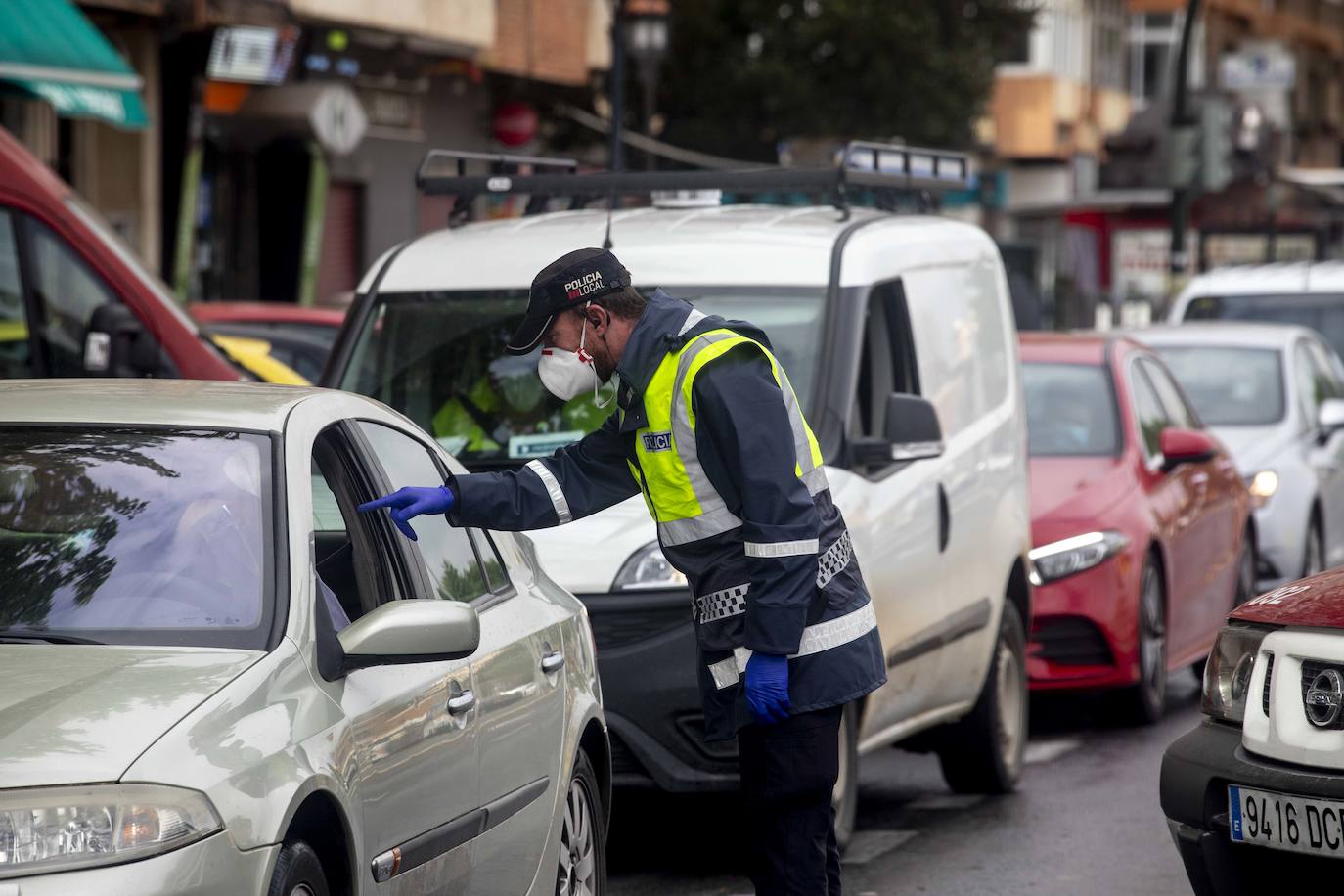 Fotos: La Policía Local controla las calles de Cartagena