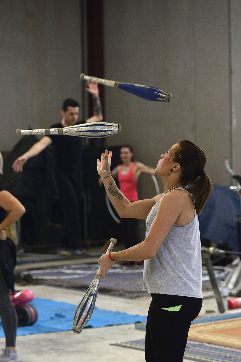 Fotos: Malabaristas y payasos en cuarentena