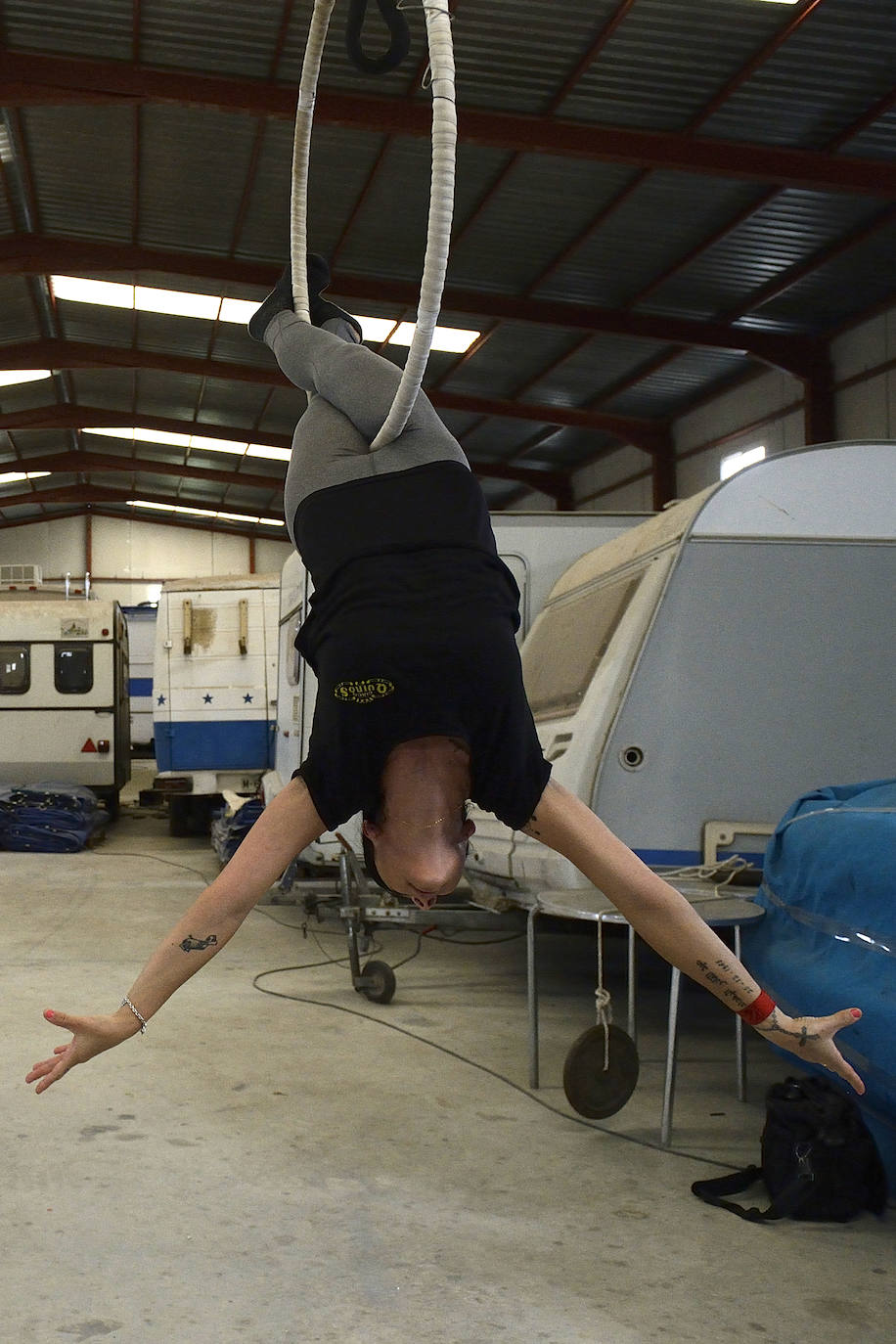 Fotos: Malabaristas y payasos en cuarentena