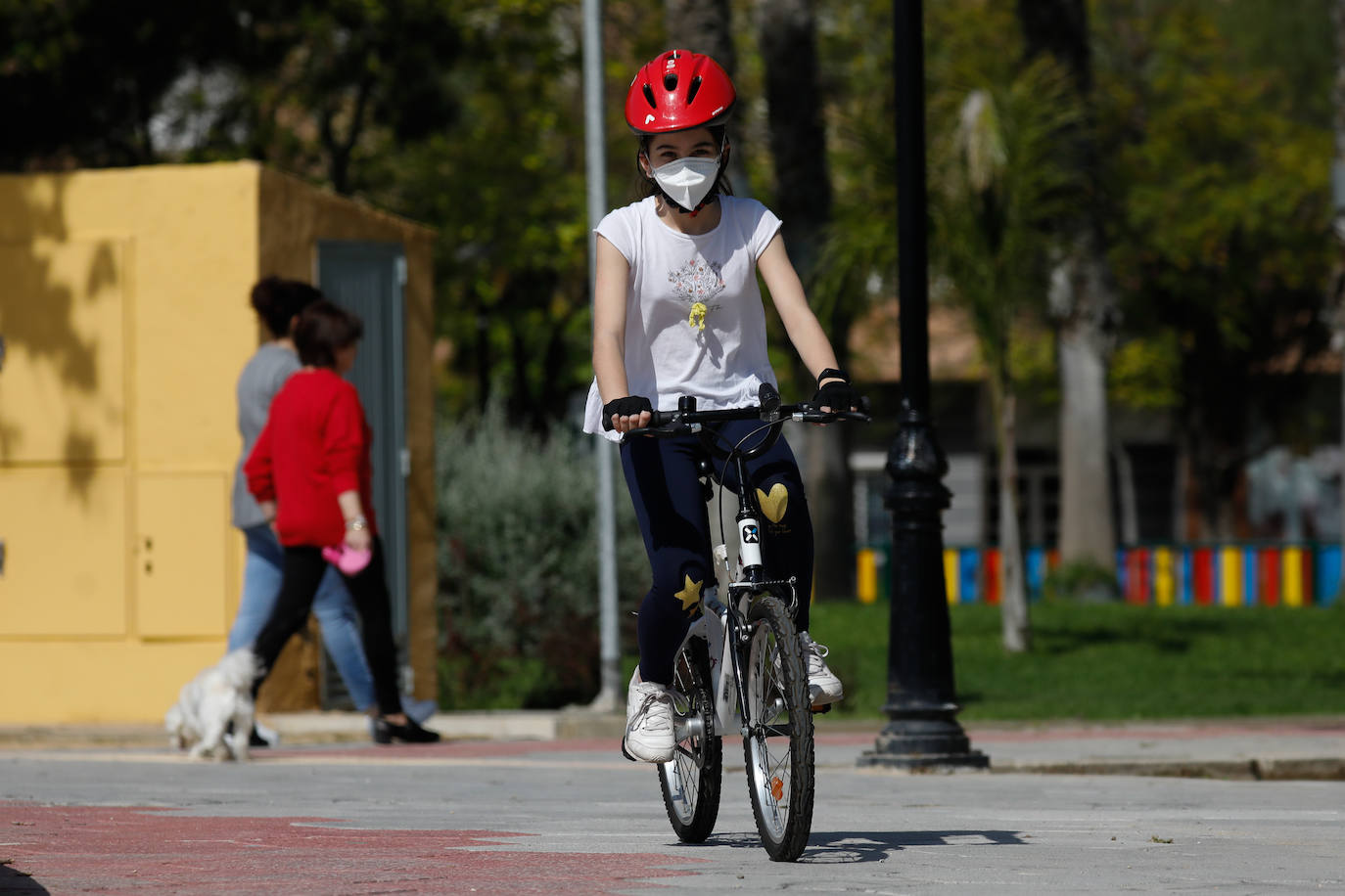 Fotos: Los niños vuelven a pasear por las calles de la Región