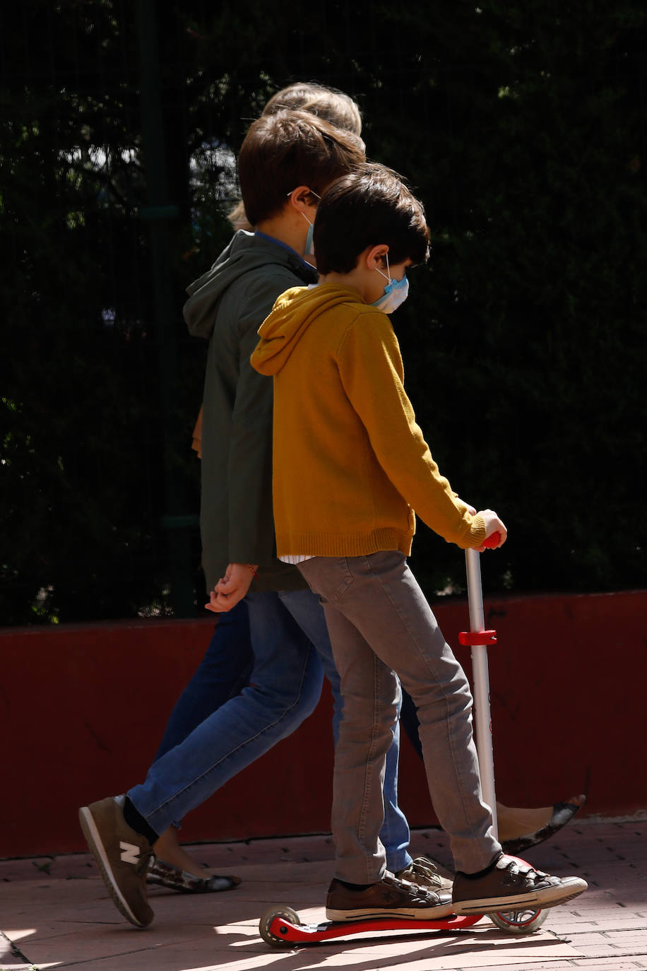 Fotos: Los niños vuelven a pasear por las calles de la Región