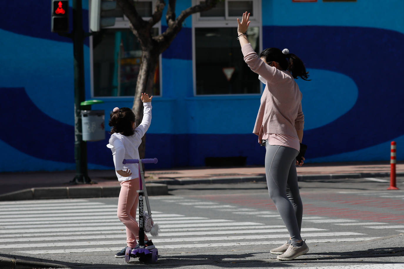 Fotos: Los niños vuelven a pasear por las calles de la Región